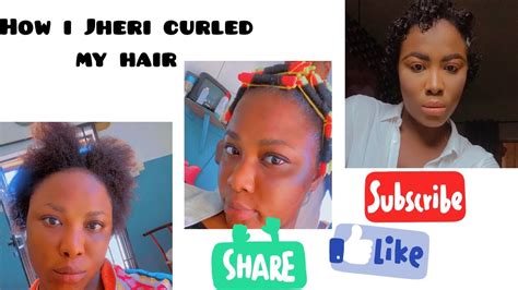 Jheri Curl Hair Processhow I Got My Hair Curled Using A Cold Wave