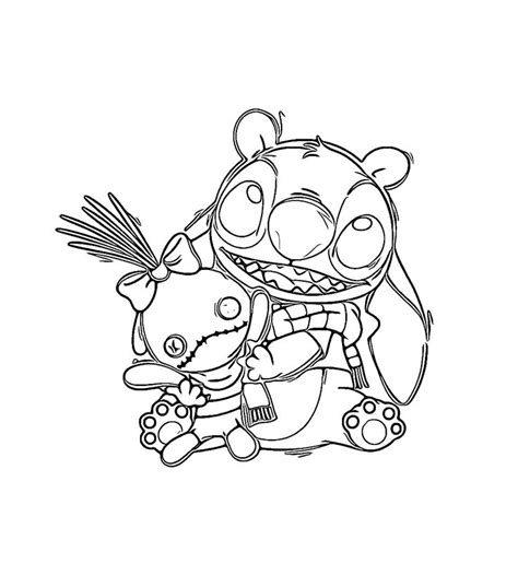 Scrump Lilo And Stitch Coloring