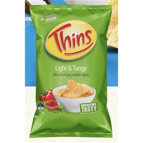 Jual Thins Potato Chips Australia Keripik Kentang Import 175gr LIGHT