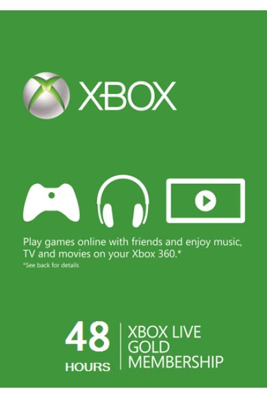 Xbox Live Gold 48 Hours Trial Cheap Xbox Live Codes Smartcdkeys