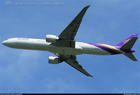 HS TKV Thai Airways Boeing 777 3D7ER Photo By SOMPOL JUNLAMART ID