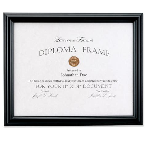 11x14 Black Diploma Frame - Domed Top - Walmart.com - Walmart.com