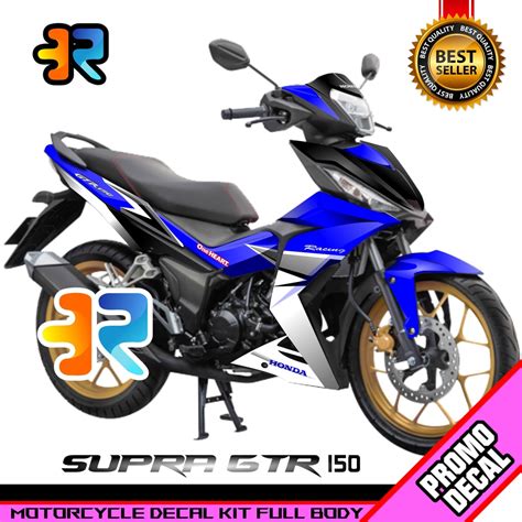 Jual Decal Motor Supra Gtr Desain Road Race Sticker Decal Full Body