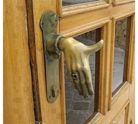 Funny,door handle (: | Door handles, Cool doors, Front door handles