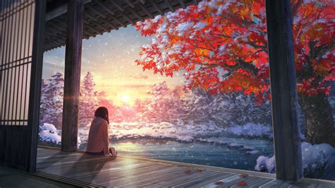 Waiting For You 1920x1080 Anime Scenery Scenery Wallpaper Anime