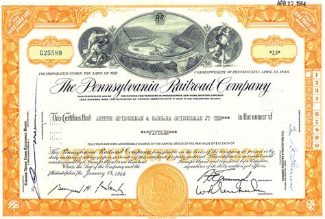 Ever Seen Old Stock Certificates? | Budgets Are Sexy