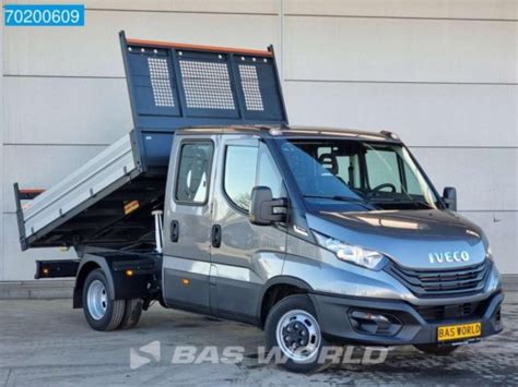 2022 Iveco Daily 35C21 210PK Automaat Kipper 7 Persoons Navi Airco