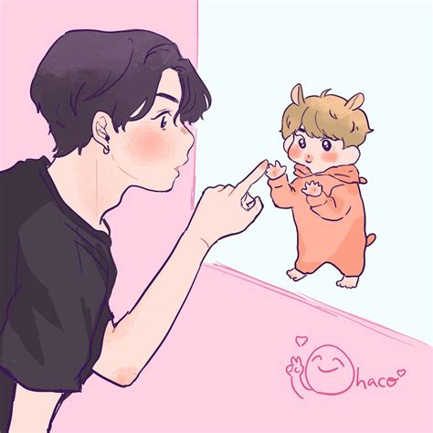 Jinkook Kookjin Bts And Exo Cute Chibi Kpop Fanart Worldwide