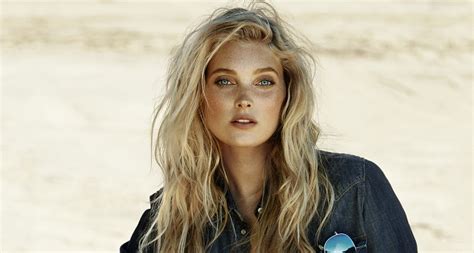 Beautiful Swedish Blonde Model Elsa Hosk Modeling For Elle Sweden