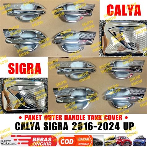 Jual Paket Outer Handle Tank Cover Calya Sigra 2016 2018 2022 2023 2024