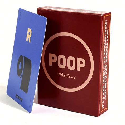 Poop: The Game - Friendly Party Game For Teenagers And Adults - Card ...