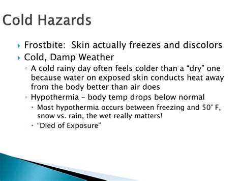 Ppt Chapter 3 Temperature And Humidity Extremes Powerpoint