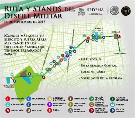 Chilango Horario Y Ruta Del Desfile Militar Del 16 De Septiembre