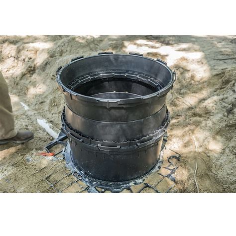 Infiltrator 12 Ez Snap Septic Tank Riser For 24 Opening Black The