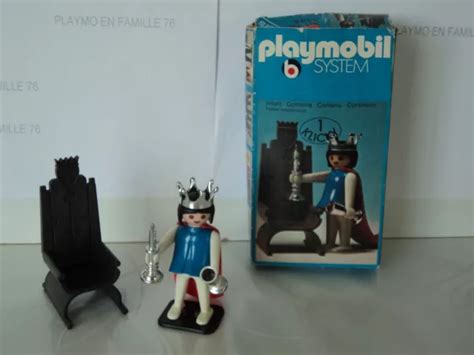 Playmobil Vintage M Di Val Moyen Ge Reine Et Tr Ne Cape Set De