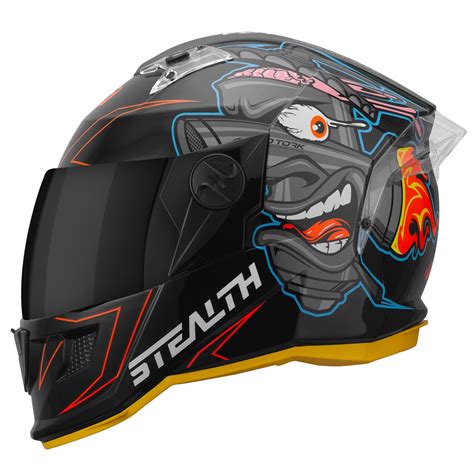 Capacete Fechado Moto Masculino E Feminino Pro Tork Stealth Carburetor