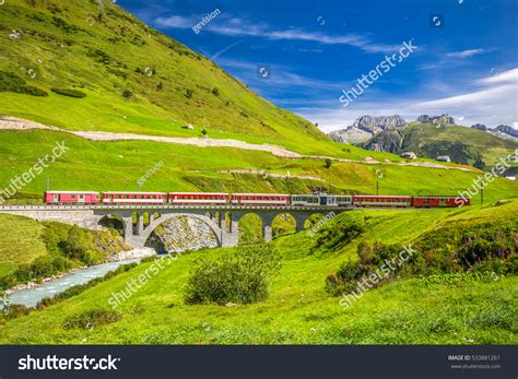 Matterhorn Gotthard Bahn On Bridge Viaduct Stock Photo 533881261 | Shutterstock