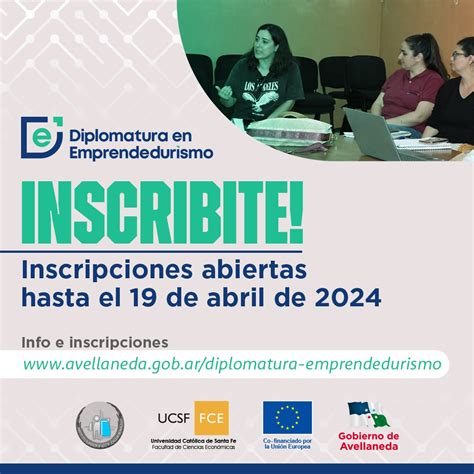 Últimos días para inscribirse a la Diplomatura en emprendedurismo