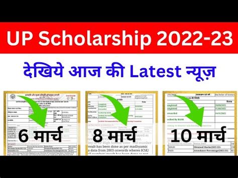 Up Scholarship Latest News Today Up Scholarship Today News