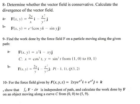 Solved Determine Whether The Vector Field Is Conservative Chegg