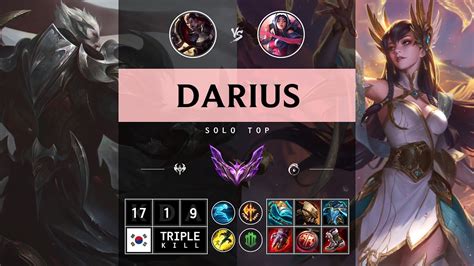 Darius Top Vs Irelia Kr Master Patch 14 14 Youtube