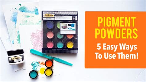 Easy Ways To Use Pigment Powders Youtube