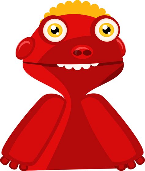 Strange Red Alien Creature