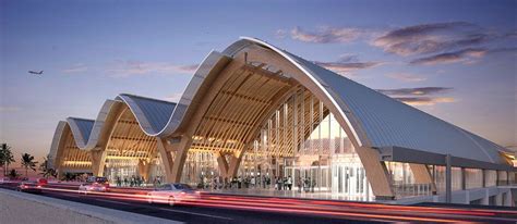 Timber Arches Support Wavy Roof Of Mactan Cebu International Airport In The Philippines Artofit