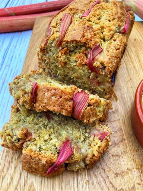 Beautiful Vegan Rhubarb Bread Vegan Rhubarb Cake Recipe