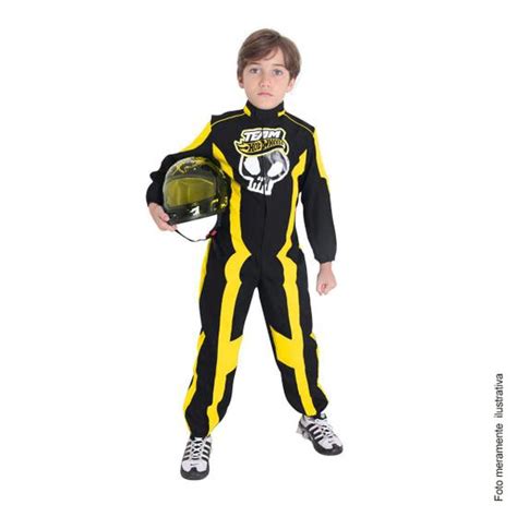 Fantasia Hot Wheels Amarelo Infantil Luxo Fantasias Para Crian As Magazine Luiza