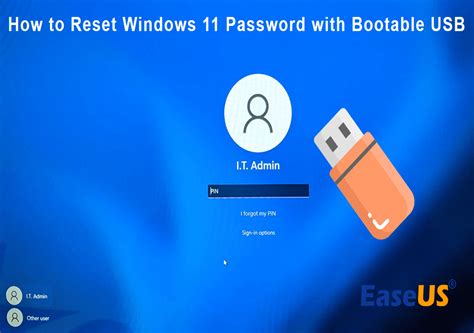 3 Tips To Reset Windows 11 Password With Bootable Usb