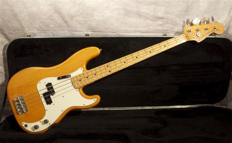 Fender Precision 1975 Natural Bass For Sale Andy Baxter Bass And Guitars Ltd