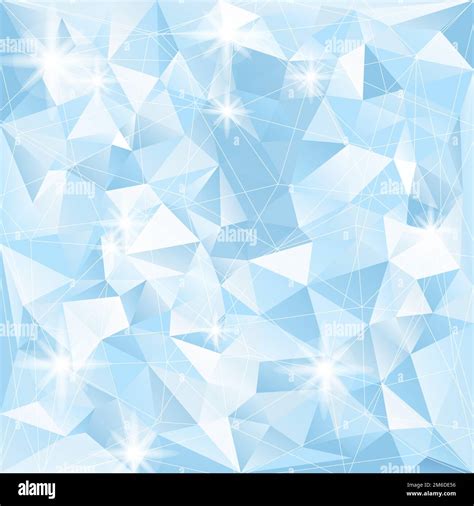 Blue And White Crystal Textured Background Stock Vector Image And Art Alamy