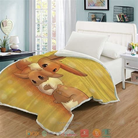 HOT Eevee Throw Blanket Express Your Unique Style With BoxBoxShirt