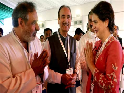 Sonia Gandhi Ed Office Ghulam Nabi Azad Anand Sharma Aicc Congress