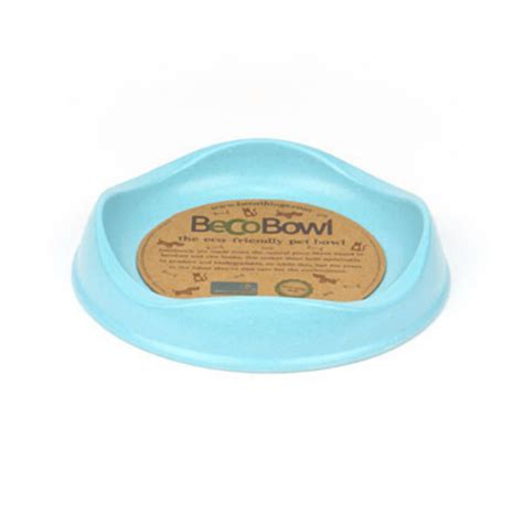 Beco Pets Eco Friendly Bamboo Blue Catdog Bowl The Woof Club