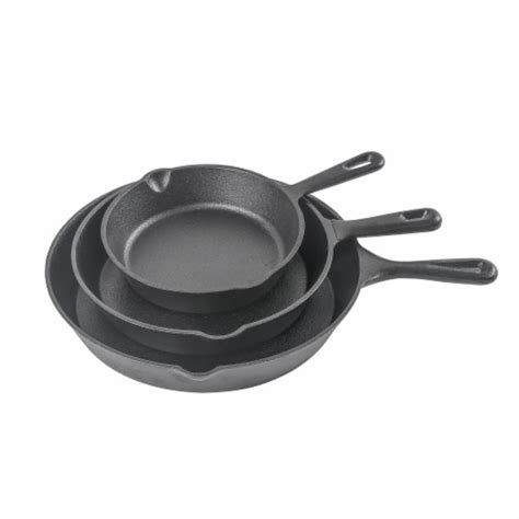 Cast Iron 3 Piece Skillet 1 Set EA Kroger