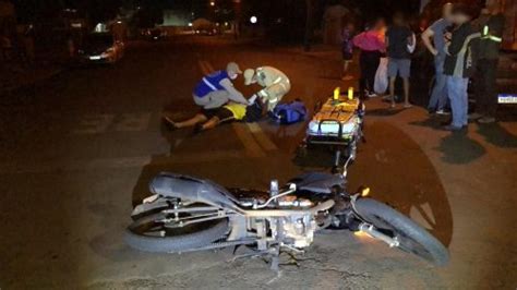 Motociclista fica ferido após colidir contra Montana no Periolo CGN