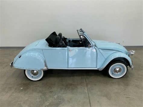 1967 Citroen 2CV Azelle Convertible 14172 Miles Blue Convertible Manual ...