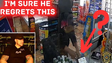 Robber Learns A Texas Lesson At A Gas Station Youtube