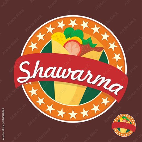 Shawarma Logo Template Logo Vector Stock Vector Adobe Stock