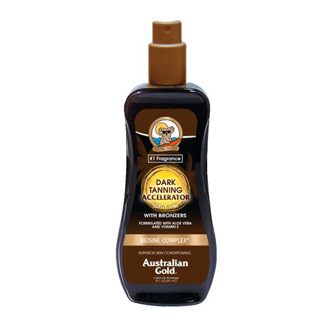 Australian Gold Dark Tanning Accelerator Spray Gel Mit Bronzer Ml