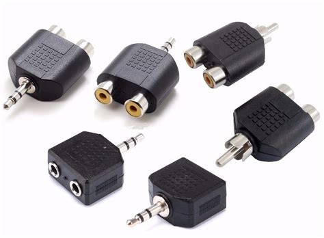 Переходник Mini Jack 3.5 Stereo 2RCA Адаптер Тюльпан (мама Папа ...
