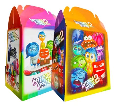 Cajas Dulceros Intensamente Fiesta Carton Aguinaldos Bolo Mercadolibre