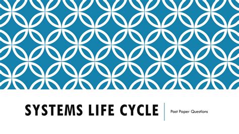 Systems Life Cycle Past Paper Questions Ppt Download