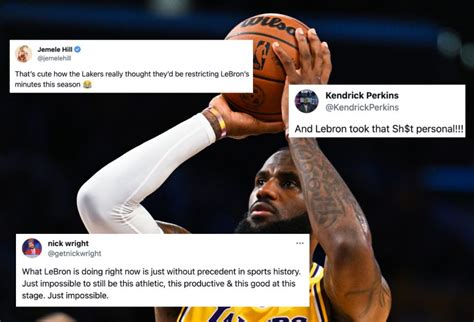 Nba World Explodes After Lebron James Goes Off In Epic Lakers Win Vs