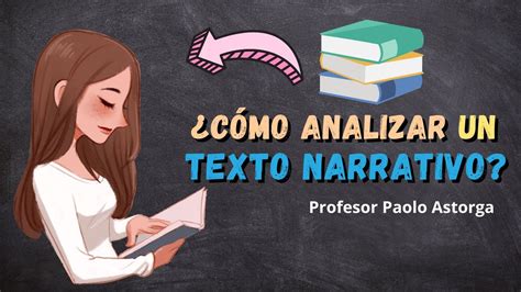 CÓMO ANALIZAR UN TEXTO NARRATIVO YouTube