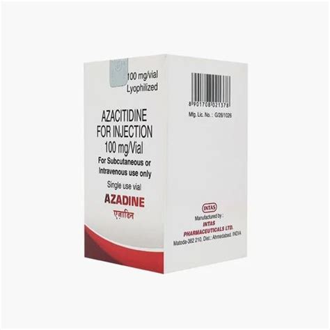 Azadine Azacitidine 100mg Injection At Rs 2499 Vial Azadine Injection