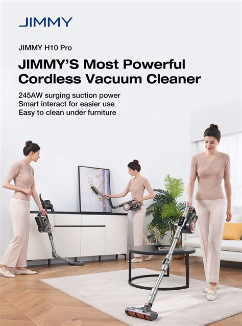 JIMMY H10 Pro Flexible Smart Handheld Cordless Vacuum Cleaner