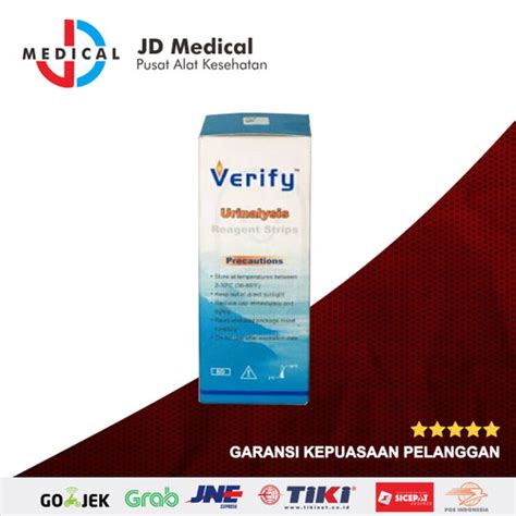 Jual Verify Urinalysis Reagent Strips Parameter Tes Urine P